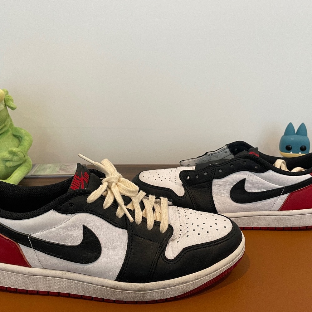 Size 8 - Air Jordan 1 Retro OG Low Black Toe